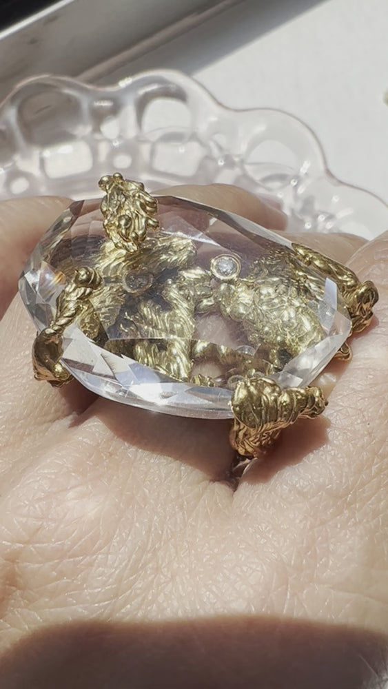 
            
                Load and play video in Gallery viewer, Bespoke Clarisse Ring Large
            
        